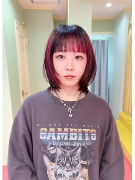 エマ(emma) 【デザインカラー】ブラックとチェリーレッド