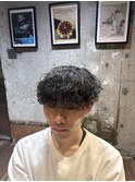 お客様スタイル波巻きマッシュ