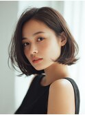 透け感セミディ × 顔まわりレイヤー草加/草加駅/髪質改善