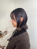 ユイマァル 倉敷店(YUIMARL)&nbsp;くびれヘア20代30代40代ブリーチラベンダーカラーレイヤーカット