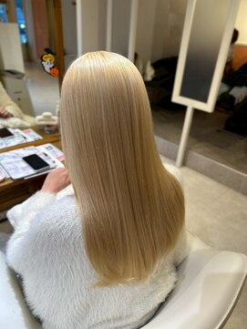 スペックホルダーミミ(Spec Holder mimi) ピュアベージュブロンドデザインカラー