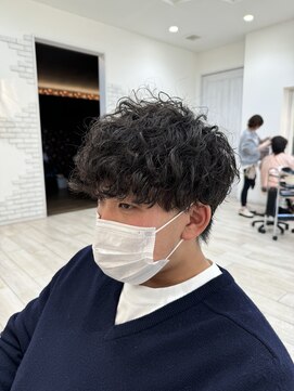 ロンド ラマ 岐阜(Lond bla-ma) マッシュ×シャドウパーマ【Lond伊藤メンズ】