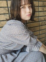 ベベ('BEBE)&nbsp;ボブ 切りっぱなし ブラウン