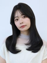 アース 一宮店(HAIR & MAKE EARTH) 20代30代◎冬の暗めカラー×くびれレイヤーカットで小顔美人