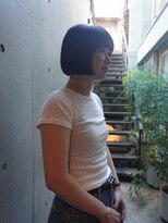 カシ 中目黒(CASI)&nbsp;ミニボブ/コンパクトボブ/暗髪ボブ/前髪カット