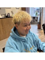 アルマヘアー(Alma hair by murasaki) ◎メンズハイトーンのパーマスタイル◎
