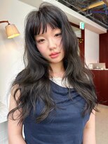 テトヘアー(teto hair)&nbsp;ロングレイヤー　ハイレイヤー　ハッシュカット　グレージュ