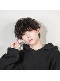 波巻きツイストスパイラル/リバースセンターパート/渋谷