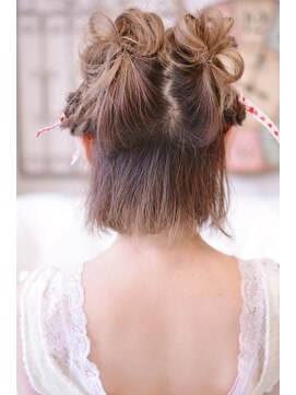 メイズ(MAZE) ボブのリボンアレンジ【メイズ東中野・鍛原志行】