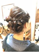 ふんわりサイドアップアレンジ【ヘアアレンジ　立川/立川南口】