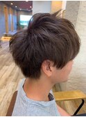 ブルーアッシュブラウン＋マッシュ