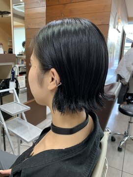 ブレス 小阪店(brace) 小顔ワンサイドショート