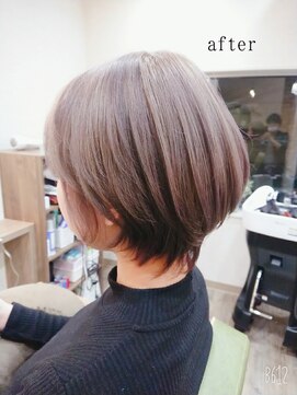 ミエル(miel) 【hair design miel】大人ショート