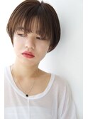 ★岡田有加★20代30台40代大人可愛いマッシュショート【丸顔】