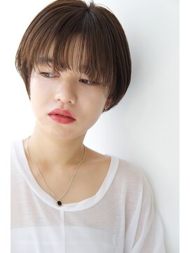 エアー 銀座(air) ★岡田有加★20代30台40代大人可愛いマッシュショート【丸顔】