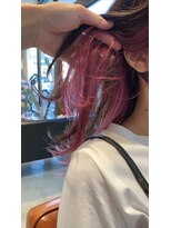 クルニエ(crenier)&nbsp;crenierで作るインナーカラー＠カシスピンク●