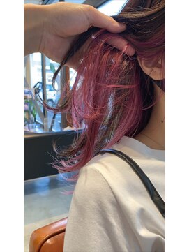 クルニエ(crenier) crenierで作るインナーカラー＠カシスピンク●