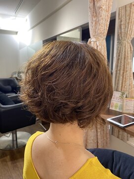 矢島美容室 荻窪店 大人可愛いボブスタイル☆パーマでお手入れ楽に素敵に決まる!
