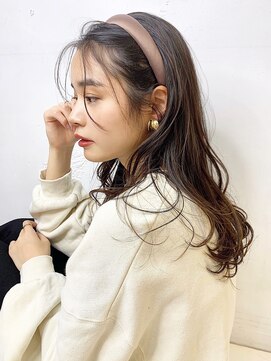 アリスバイアフロート 自由が丘(ALICe by AFLOAT) 〇ショコラカラー トレンド カチューシャアレンジ