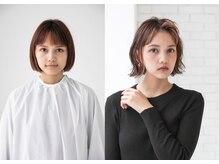 【骨格補正小顔カット】　面長が気になる方へのカット　前髪の重要性［伊勢崎］