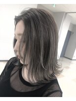 アヴァンス 京橋店(AVANCE)&nbsp;前下がりボブで外ハネくびれミディ！グレージュバレイヤージュ