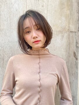 アメリ 新宿(Ameri) Ameri ニュアンスボブ　イルミナカラー　【新宿】