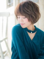 モッズ ヘア 福岡姪浜店(mod's hair)&nbsp;*mod's姪浜*…インナーカラー小顔くせ毛風ゆるふわカールボブe