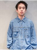 おしゃれボウズ/表参道メンズカット/黒髪/アップバング20代/30代
