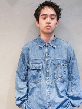 カンナ(Canna) おしゃれボウズ/表参道メンズカット/黒髪/アップバング20代/30代