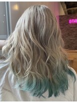 スターリバー(STAR RIVER) 裾カラー ブリーチ