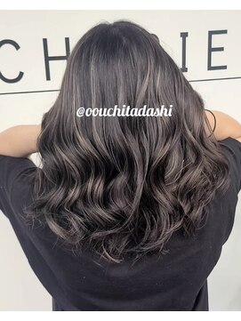 シェリー(cherie) コントラストハイライト☆ミルクティーグレージュハイライト