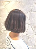 大人素敵なグラデーションボブ
