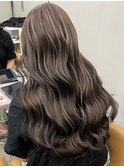 ダブルカラーケアブリーチハイライトバレイヤージュ白髪染め