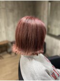 ピンクミニボブ
