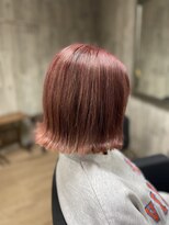 エイチエムヘアー 船橋店(H M hair) ピンクミニボブ