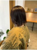 ボブカット+カラー 縮毛矯正 トリートメント 髪質改善