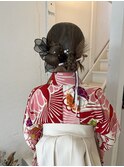 卒業式ヘアセット