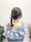 編み下ろしポニー