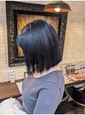#ネイビーカラー#ブルーカラー#髪質改善トリートメント