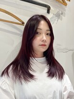 ボコカ(bococa)&nbsp;ブリーチなし/ボルドーカラー/ロングレイヤー