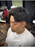 ツイスト×アップバングショート