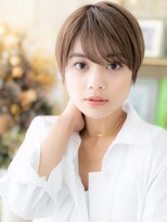 カバーヘア ブリス 北浦和(COVER HAIR bliss)&nbsp;アシンメトリーナチュラルマッシュショートh3北浦和20代30代40代