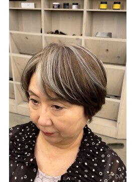 ボブ (Hair salon BOB) ◆白髪ぼかしハイライト◆