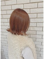 レピー(Repit)&nbsp;外はねボブ×オレンジブラウン