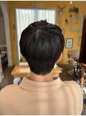 簡単セットのナチュラルヘア