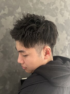 ヒロギンザ 大阪本店(HIRO GINZA) アップバングスタイル