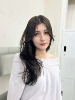 ノク 渋谷(nok)&nbsp;ワンホンレイヤーカット_イメチェン美髪外ハネボブ