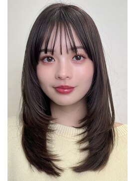 ガーデン 銀座(GARDEN) ウルフレイヤー/顔まわり/似合わせカット/メルティカラー/暖色