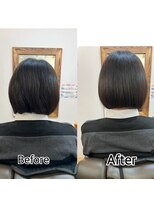 アミエ(ami e)&nbsp;スパケアコース+カット・髪質改善・縮毛矯正・白髪染め