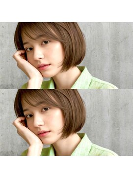 ウィールール 札幌店(WE RULE) 「ナチュラル艶ボブ × 韓国レイヤー」